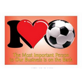 I Love Soccer Photo Hand Mirror (2" x 3")